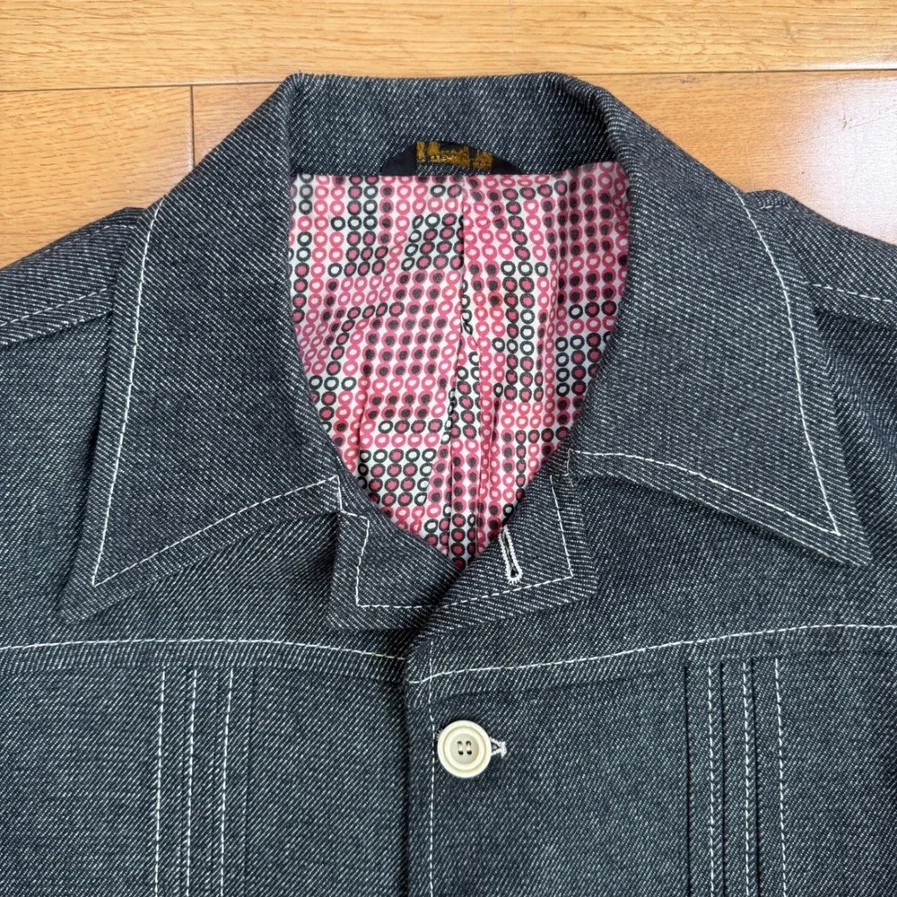 MINT Vintage 1960s Malibu Clothes‎ Mens Custom Denim Jacket and Pants Set